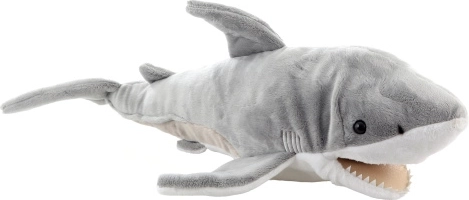 Marionnette en peluche requin de 46 cm
