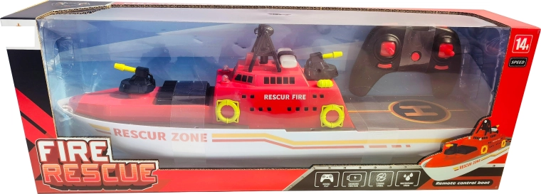 Bateau de sauvetage incendie RC Sparkys 1:10 avec canon à eau fonctionnel