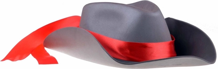 Chapeau de cowboy en mousse marron - 1 pièce