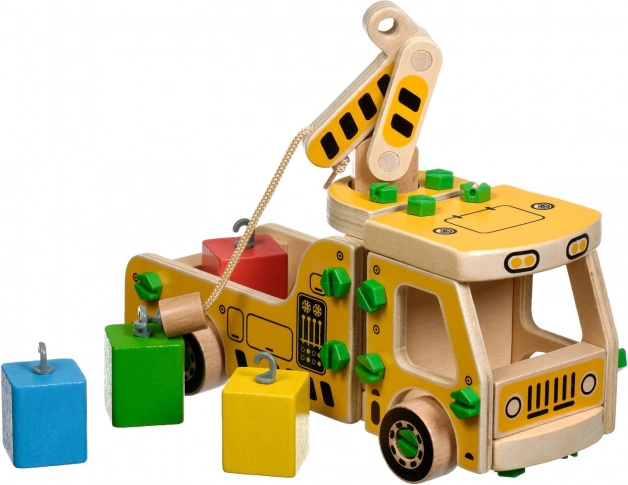 Grue en bois - set de construction Lucy & Leo