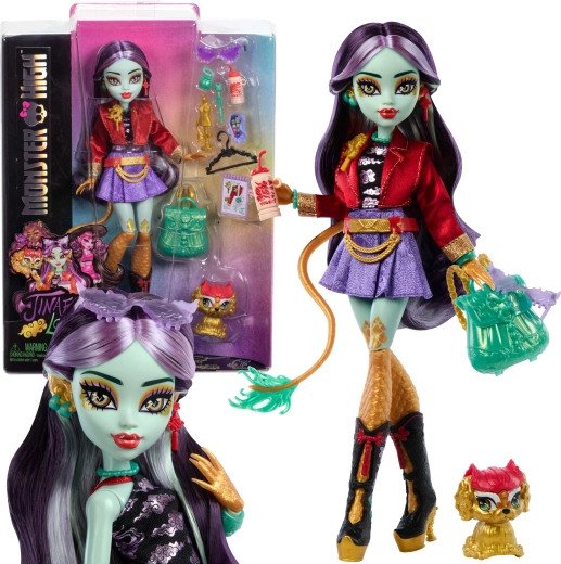Poupée Monster High Jinafire Long avec animal de compagnie