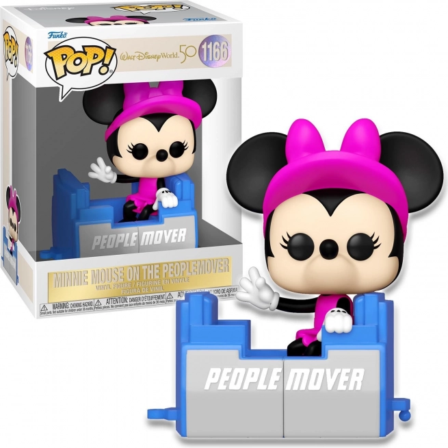 Funko Pop! Disney WDW50 People Mover Minnie Mouse dans le chariot