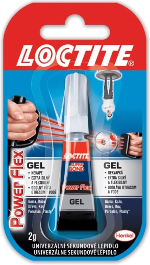 Colle instantanée LOCTITE Super Bond Power Flex Gel 2 g