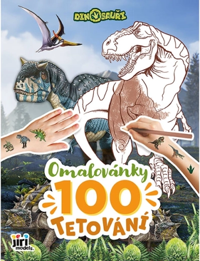 Coloriages et 100 tatouages Dinosaures