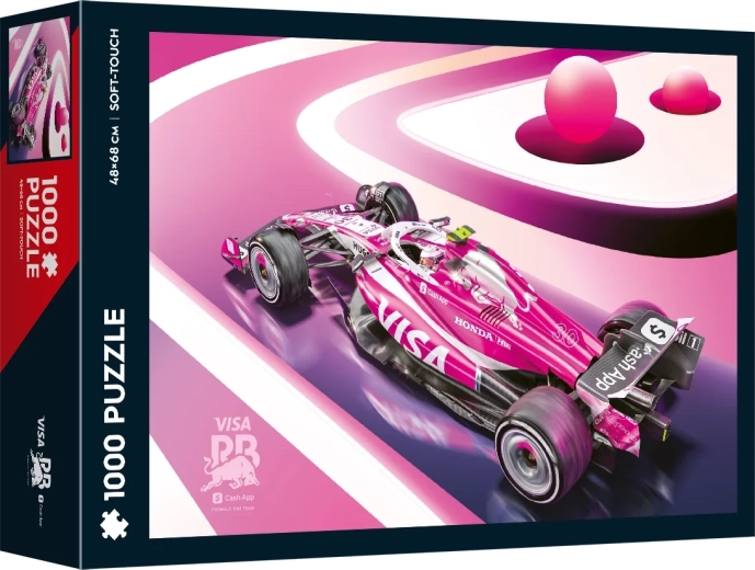 Puzzle 1000 pièces Soft Touch – Automobilist : Visa Cash App Racing Bulls Miami Livery