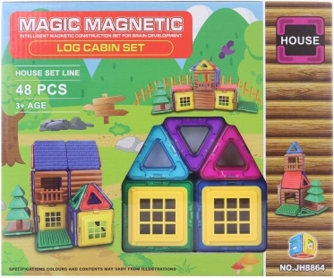 Jeu de construction magnétique 48 pièces