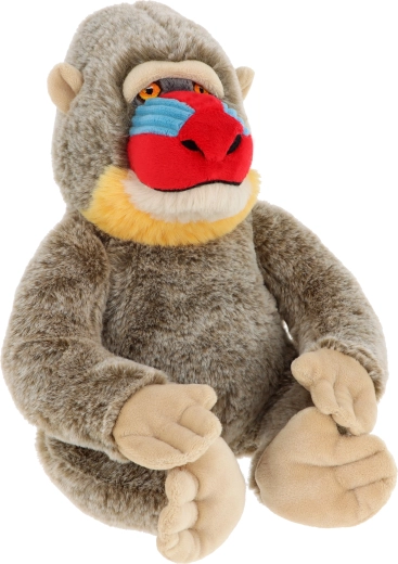 Singe mandrill en peluche 25 cm