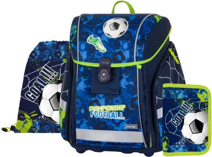 Set scolaire 3 pcs Premium Light football OXYBAG
