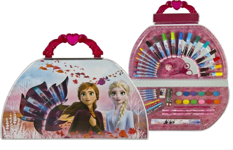Disney Frozen 2 mallette de dessin et de peinture 51 pièces