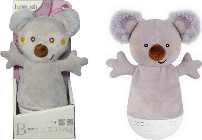 Jouet culbuto koala avec mélodies et veilleuse