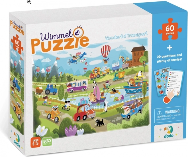 Puzzle DODO transport à la campagne – 60 pièces