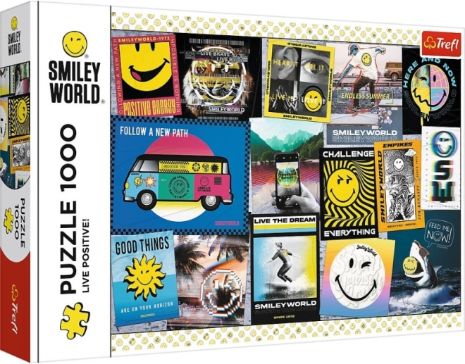 Puzzle 1000 pièces Smiley – Vis la positivité