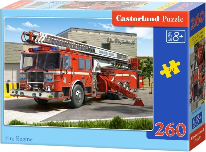 Puzzle pour enfants Camion de pompiers, 260 pièces