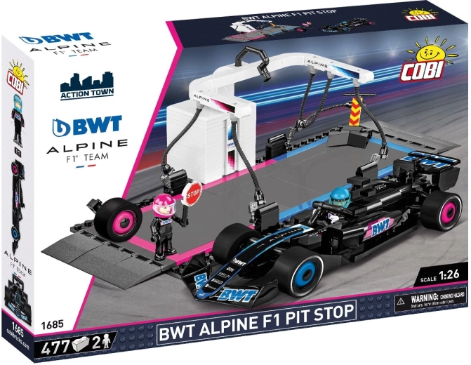 Cobi BWT Alpine F1 pit stop kit de construction 1:26