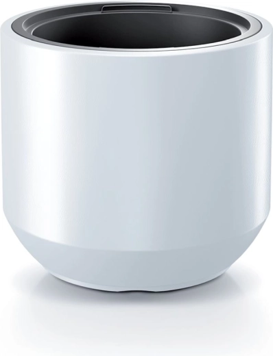 Pot de fleurs avec insert HEOS 30 cm – blanc, intérieur et extérieur