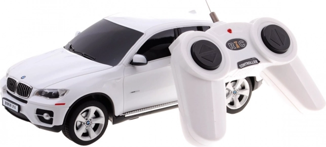 Modèle RC BMW X6 1:24 blanc de RASTAR