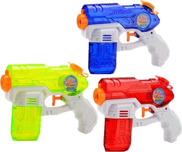Pistolet à eau 18 cm assorti (3 couleurs) - 1 pièce