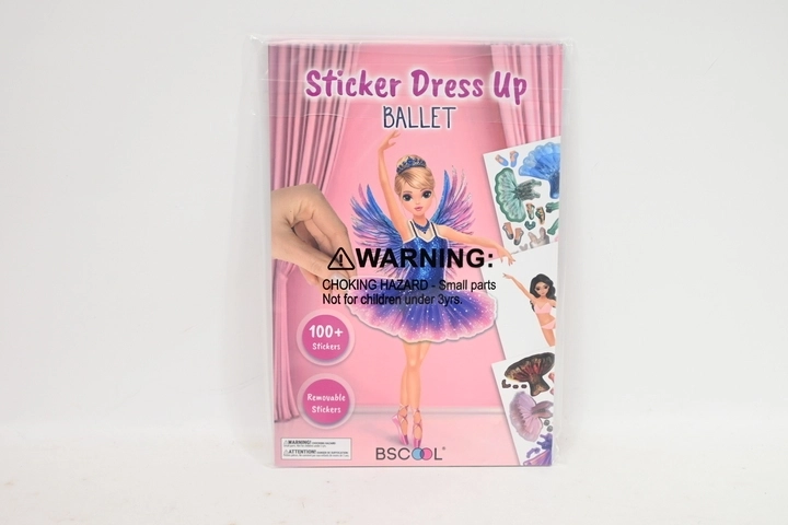 Livre d’autocollants STNUX Dress Up Ballet