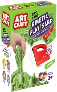 Sable cinétique Art Craft vert 500 g