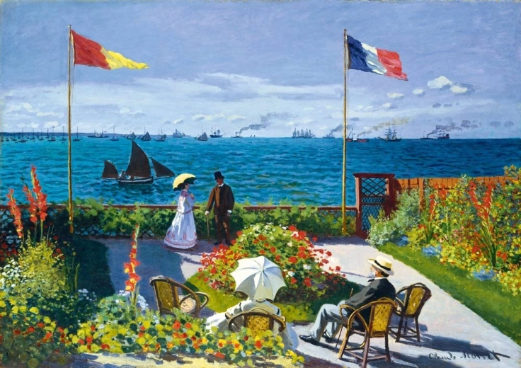 Puzzle Bluebird Jardin à Sainte-Adresse 1000 pièces