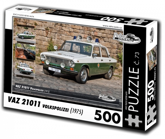 Puzzle voitures rétro VAZ 21011 Volkspolizei 500 pièces