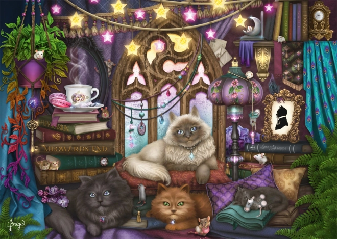 Puzzle Chats et Canapé 1000 pièces