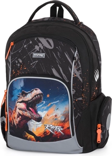 Sac à dos scolaire OXY GO Dino pour la 1re–3e classe