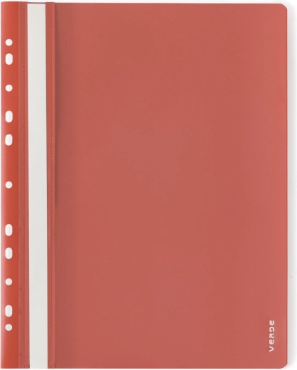 VERDE chemise à clip A4 avec attache euro, couleur brique