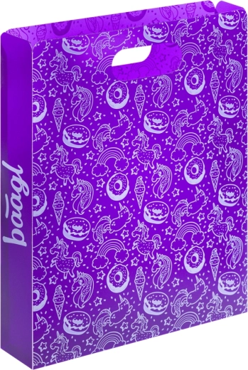 Chemises plastiques pour cahiers avec poignée BAAGL Licorne