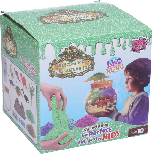 Kit créatif pour fabriquer une boule décorative avec dinosaure de 13 cm