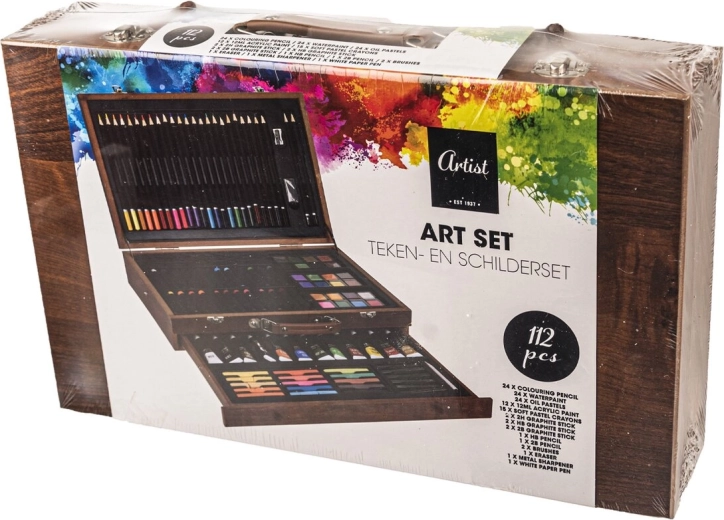 Boîte en bois – kit créatif de peinture 38 × 24 cm