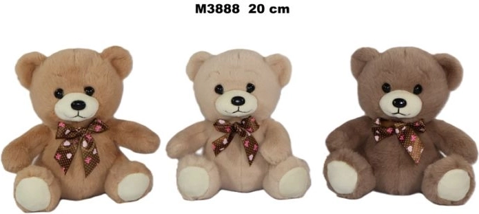 Ours en peluche 20 cm - 1 pièce