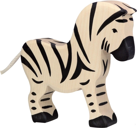 Figurine en bois zèbre Holztiger - 1 pièce