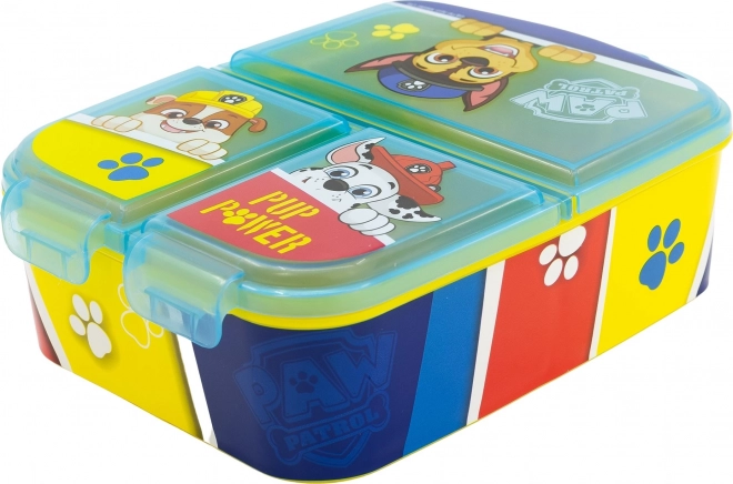 Boîte à goûter pour enfants Pat’ Patrouille avec 3 compartiments