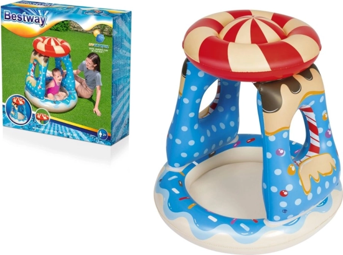 Piscine pour enfants gonflable avec auvent 91 × 91 × 89 cm BESTWAY
