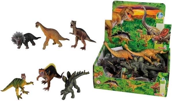 Figurine de dinosaure 14–16 cm, 6 espèces