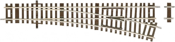 Roco Line Aiguille simple droite 15°