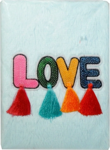Journal en peluche avec inscription