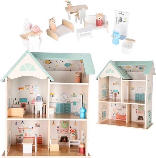 Maison de poupées en bois LULILO 56 cm mate