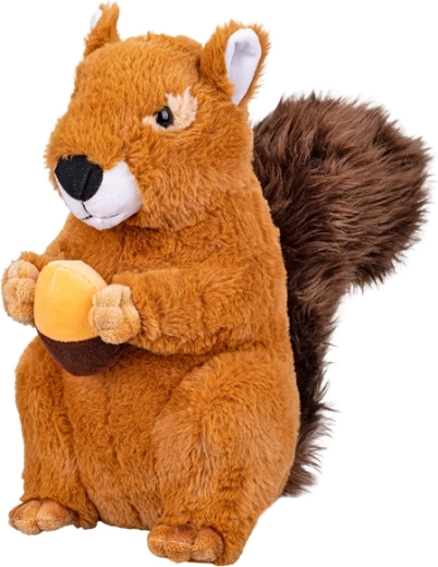 Écureuil en peluche 33 cm pour bébés et enfants