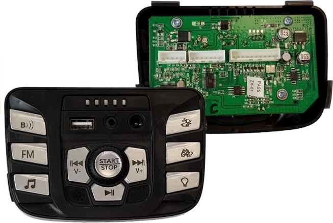 Panneau musical pour véhicule à batterie