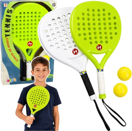 Set de tennis de plage – raquettes et balles en mousse
