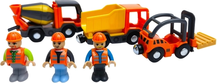 2Kids Toys ensemble de véhicules de chantier avec figurines