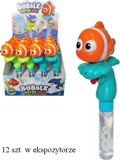 Pistolet à bulles avec petit poisson