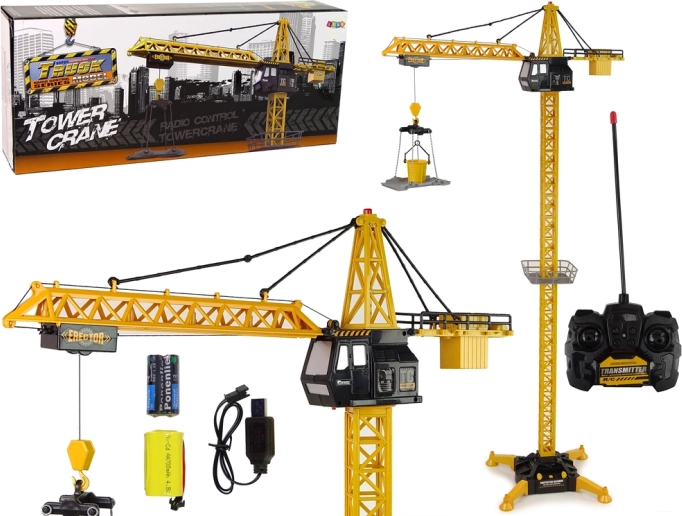 Immense grue R/C télécommandée Hauteur 183 cm 2 niveaux