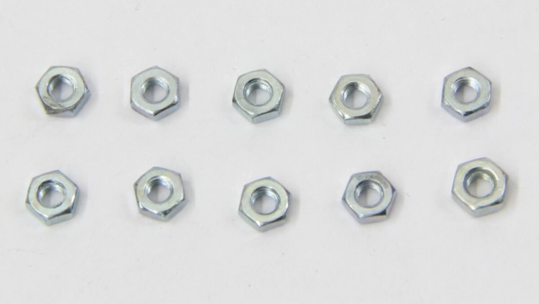 Écrous hexagonaux M3 Jamara, 10 pièces