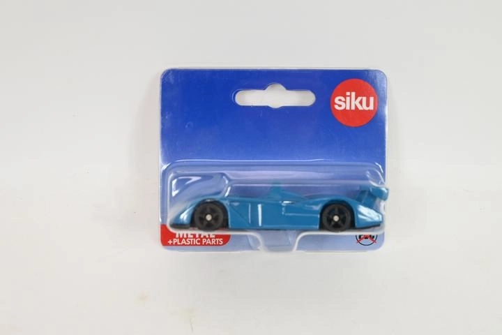 Voiture de course sportive Siku turquoise