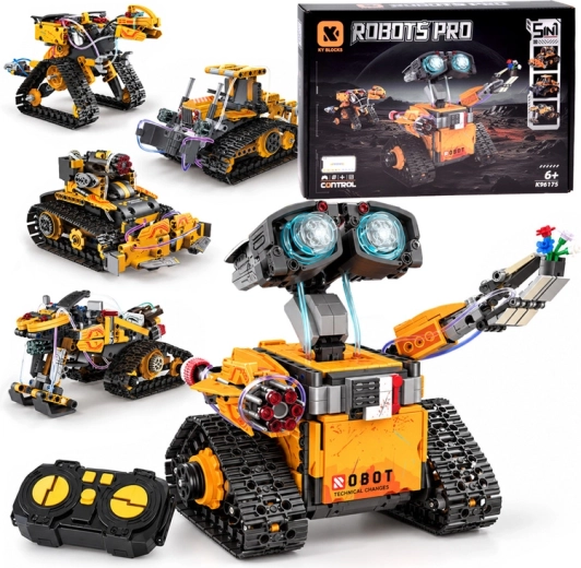 Kit de construction technique machines spatiales PRO 5 en 1 télécommandé (673 pièces)
