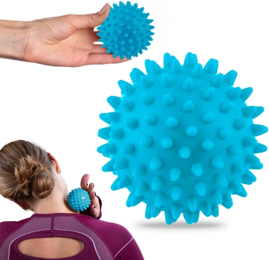 Balle de massage et de fitness 7,5 cm – bleue