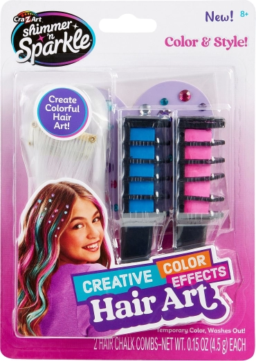 Cra-Z-Art craies pour cheveux avec pinces à cheveux